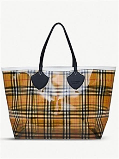 burberry pvc tote bag|Burberry tote bags second hand.